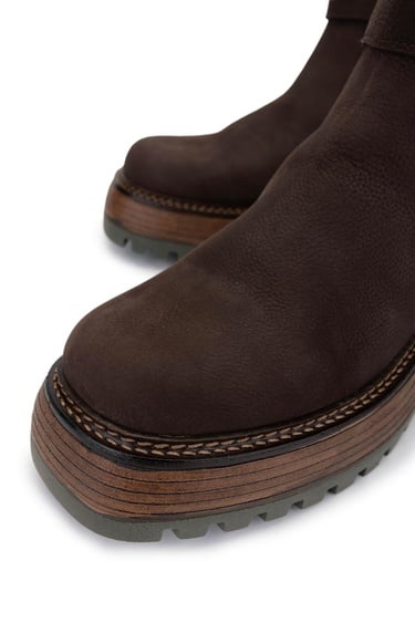  Tamer Tanca Kadın Hakiki Deri Kahverengi Nubuk Casual Bot