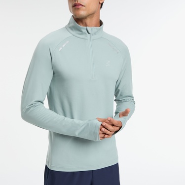  Energetics Cusco Iv Erkek Yeşil Koşu Sweatshirt