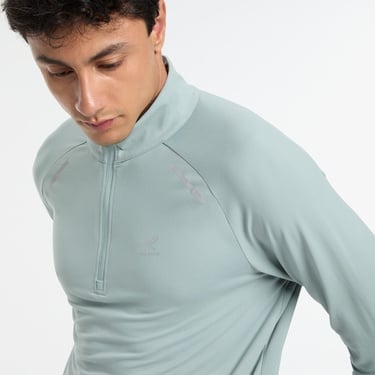  Energetics Cusco Iv Erkek Yeşil Koşu Sweatshirt