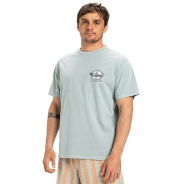  Quiksilver Nd Wake Up World Erkek Gri Tişört