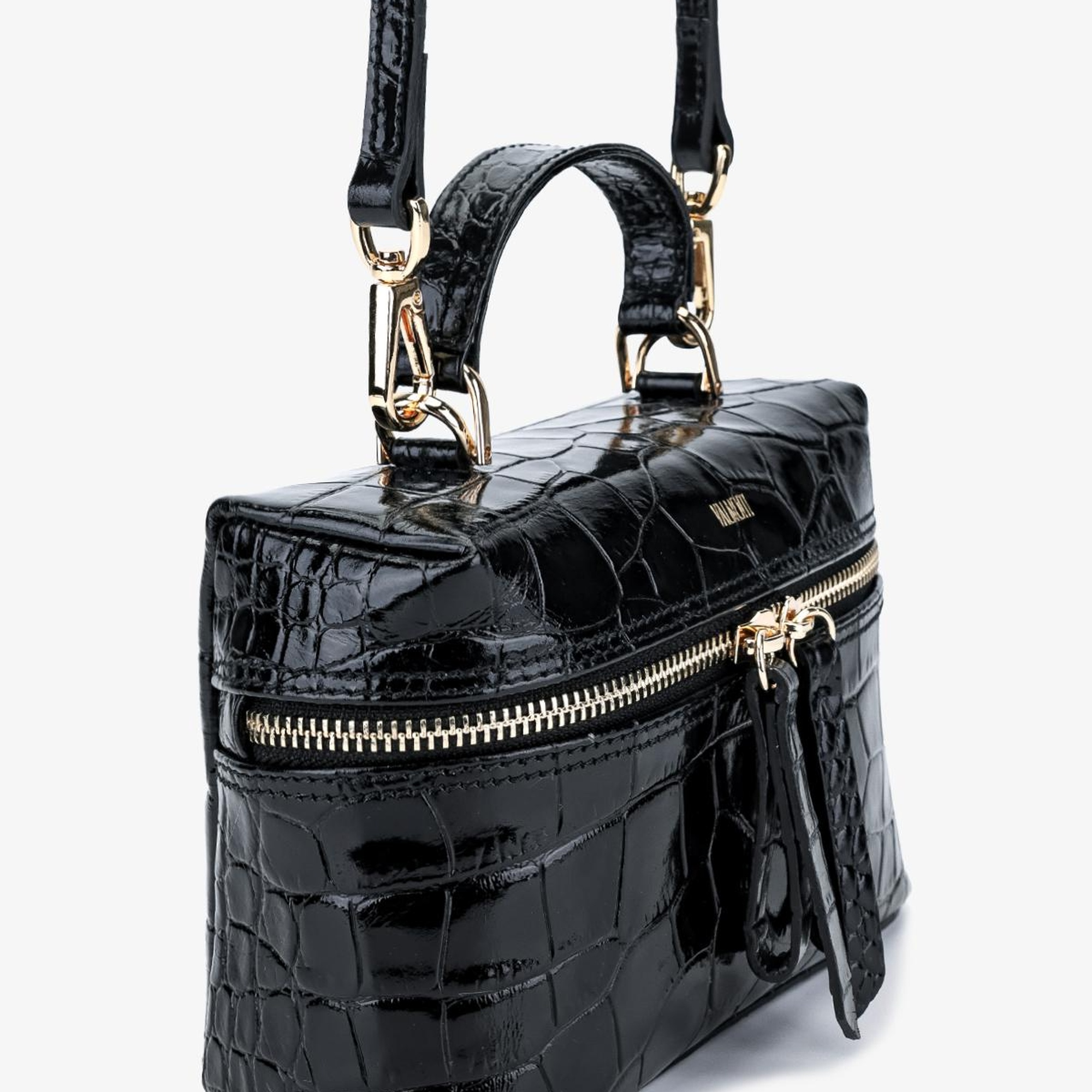 Valmenti Kadın Hakiki Deri Siyah Postacı Çanta