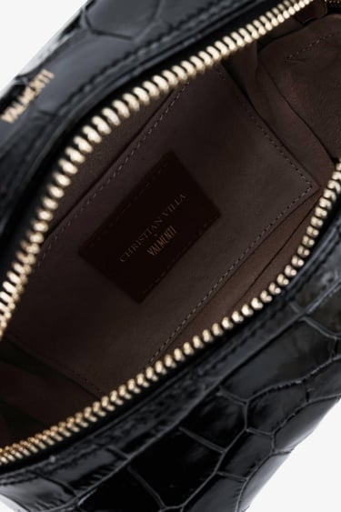  Valmenti Kadın Hakiki Deri Siyah Postacı Çanta