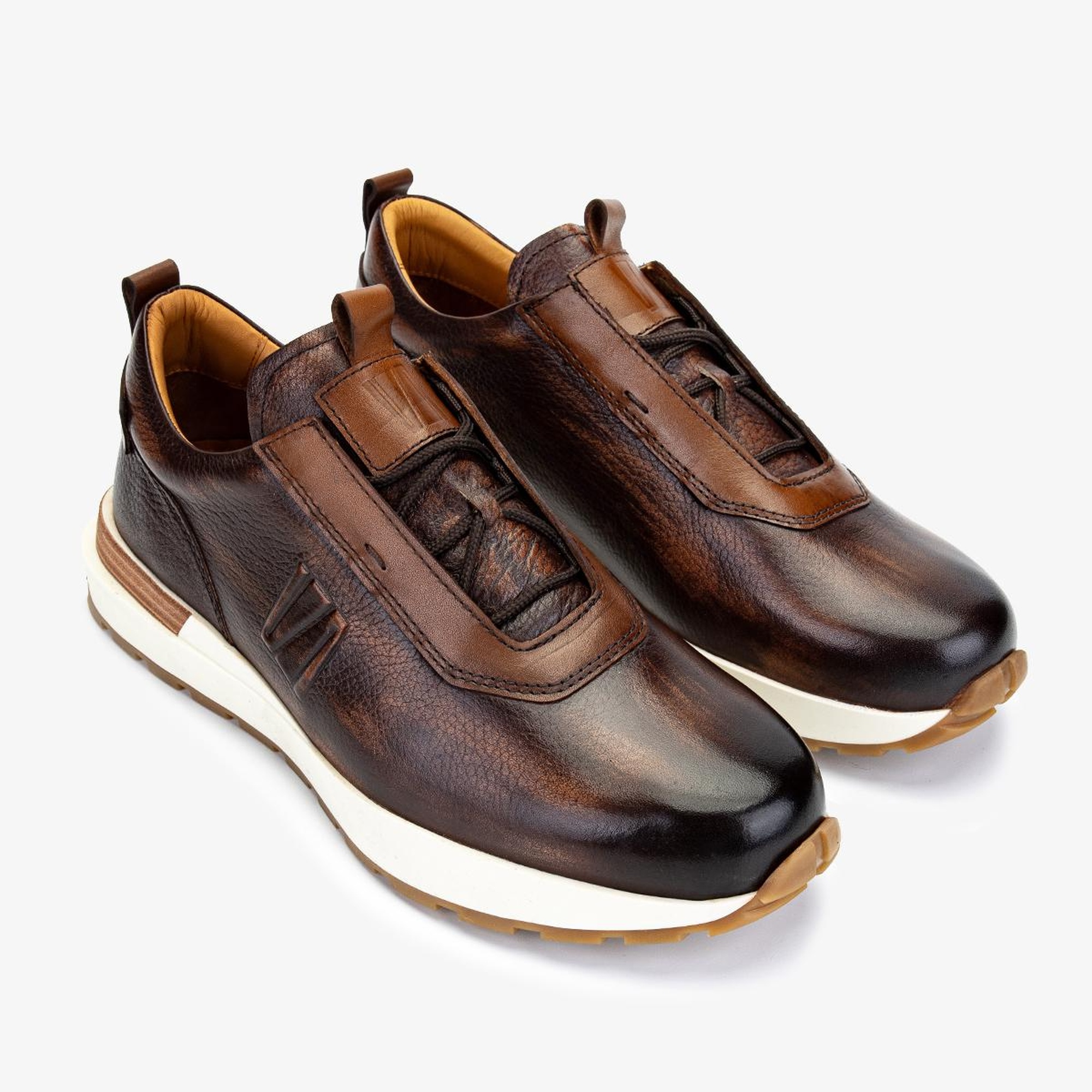 Valmenti Erkek Hakiki Deri Taba Sneakers & Spor Ayakkabı