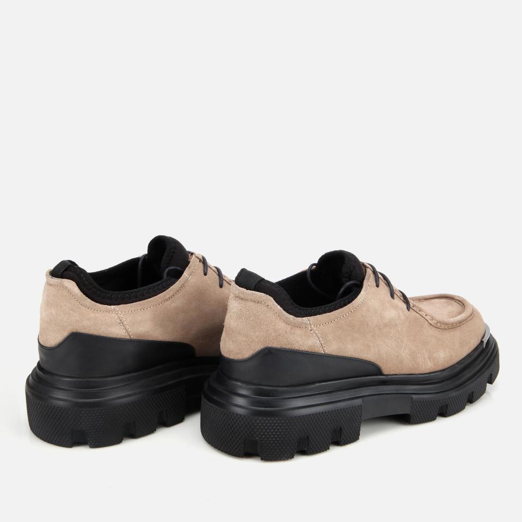 Erkek Süet Deri Vizon Yüksek Topuklu Günlük Ayakkabı