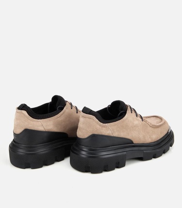  Erkek Süet Deri Vizon Yüksek Topuklu Günlük Ayakkabı