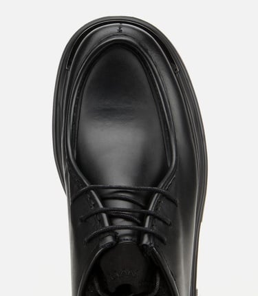  Erkek Deri Siyah Yüksek Topuklu Günlük Ayakkabı