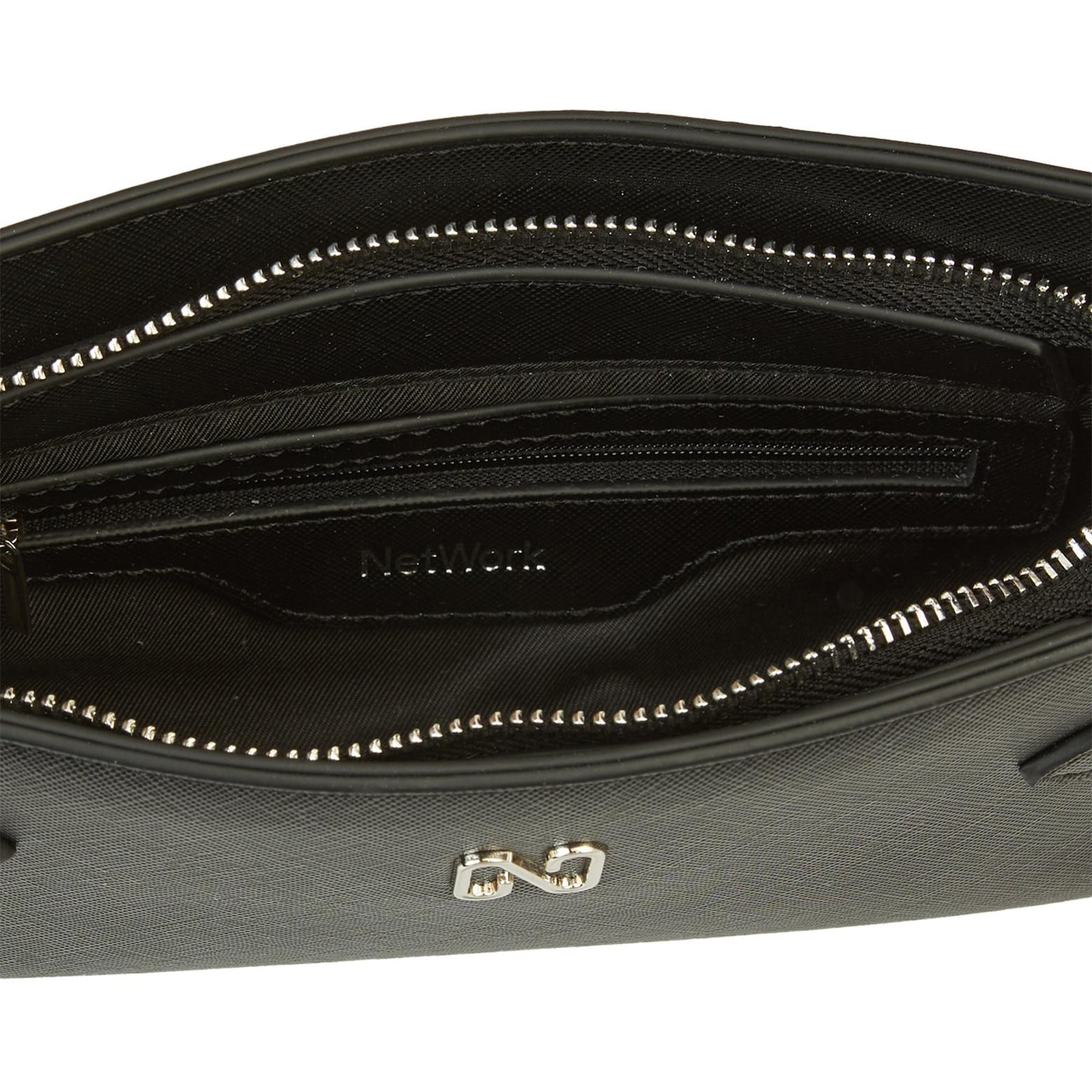 Network Kadın Siyah Desenli Çanta