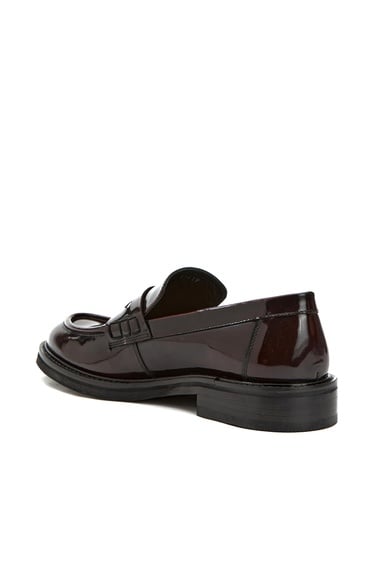  Network Kadın Bordo Açma Deri Loafer