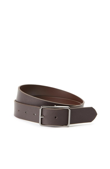  Network Erkek Kahverengi Deri Kemer