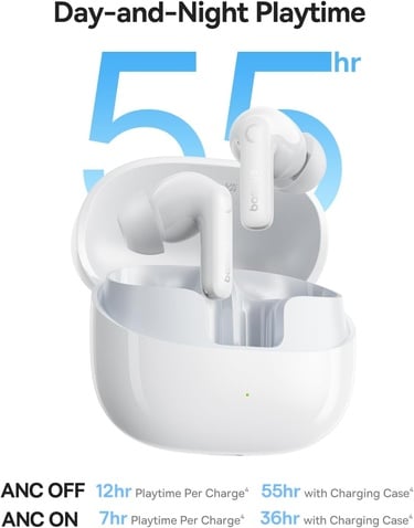  Baseus Bass BP1 Pro Kablosuz Kulaklık, Beyaz A0010505