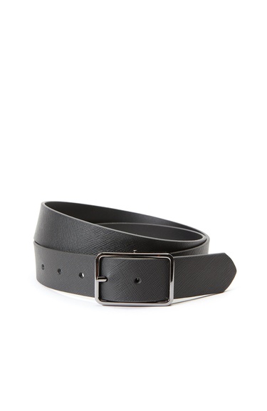  Network Erkek Siyah Deri Kemer