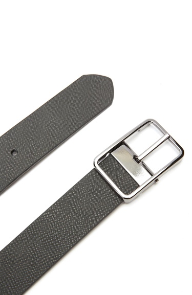  Network Erkek Siyah Deri Kemer