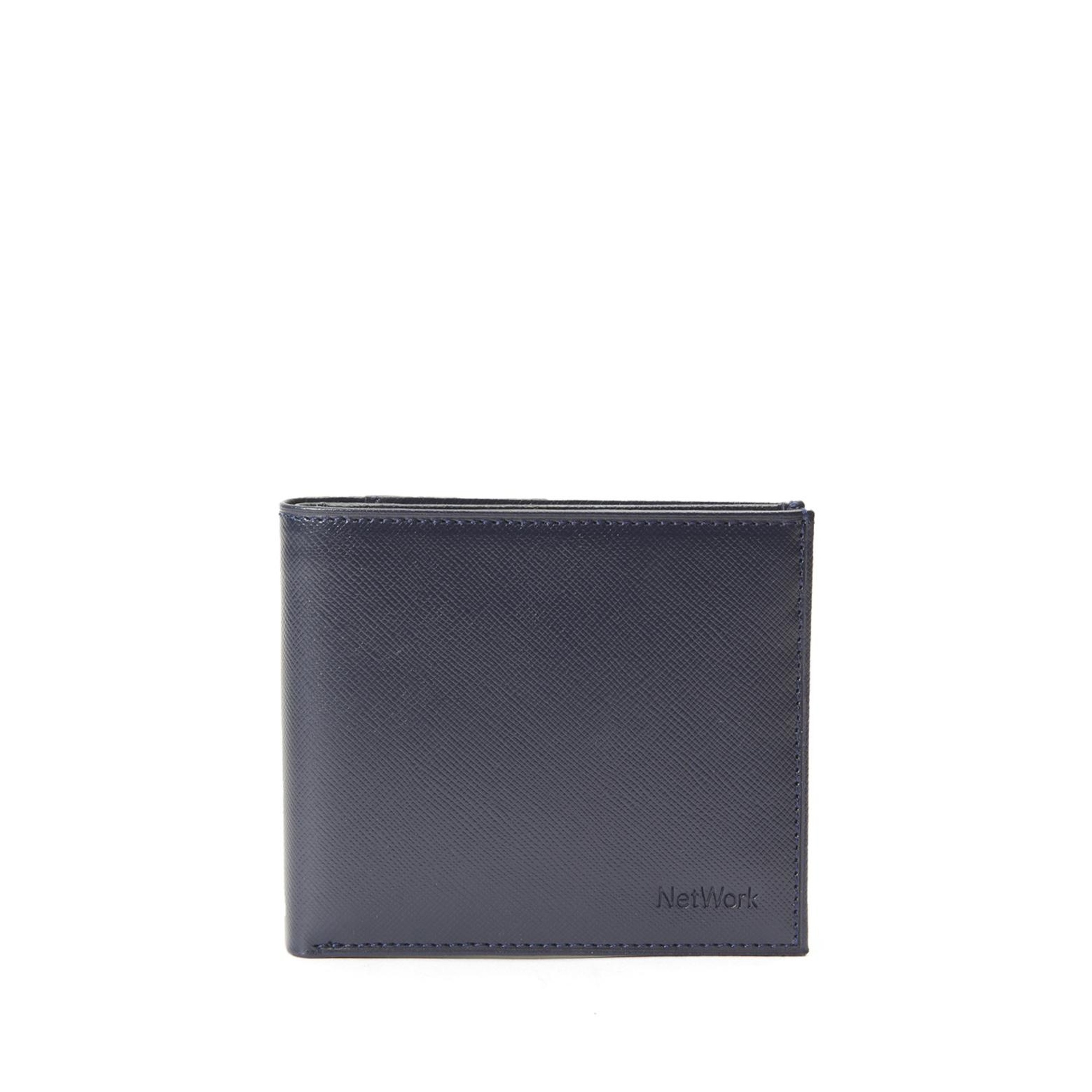 Network Erkek Lacivert Deri Cüzdan