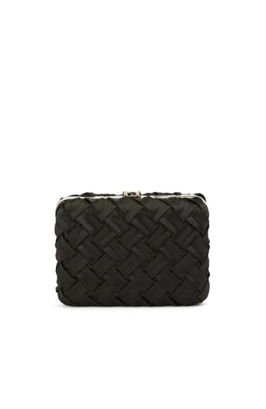  Network Kadın Siyah Örgü Detaylı Clutch