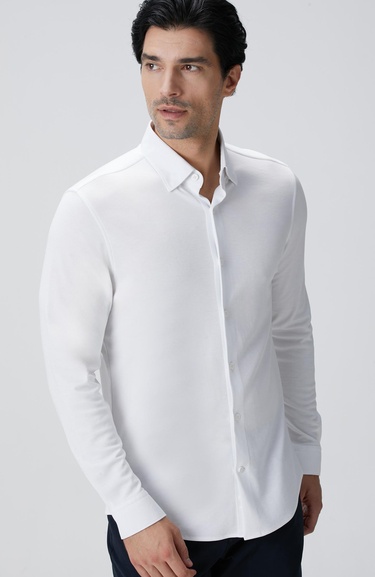  Network Erkek N-Tech Beyaz Gömlek