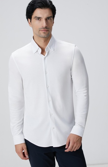  Network Erkek N-Tech Beyaz Gömlek