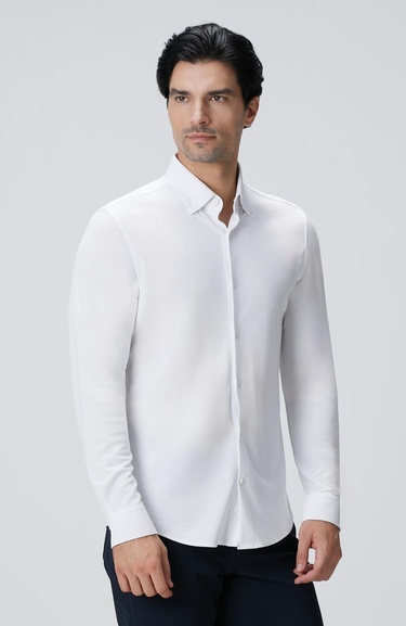  Network Erkek N-Tech Beyaz Gömlek