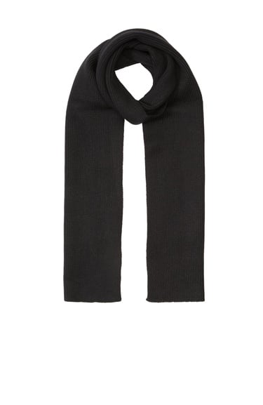  George Hogg Erkek Siyah Örme Atkı