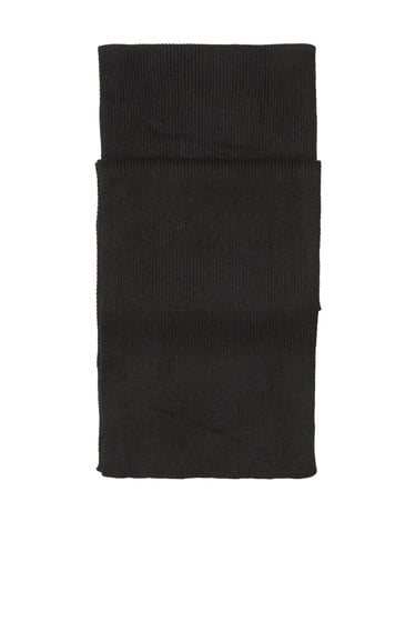  George Hogg Erkek Siyah Örme Atkı