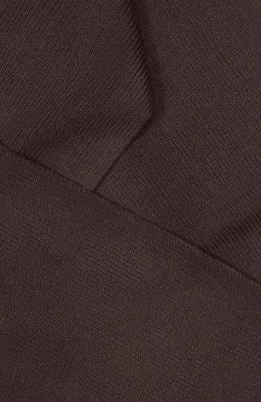  George Hogg Erkek Koyu Kahverengi Örme Atkı