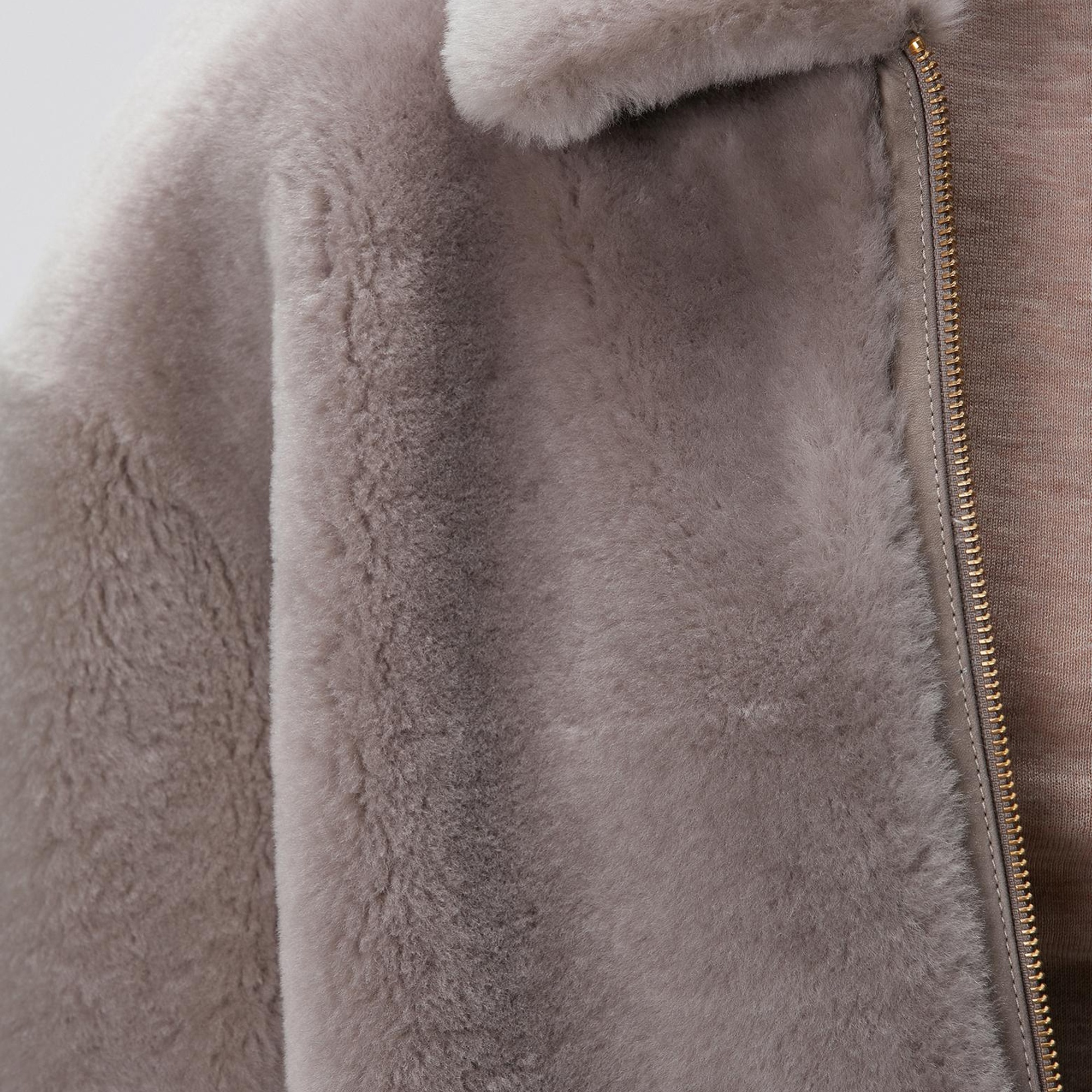 Network Kadın Gri Çift Taraflı Deri Kaban