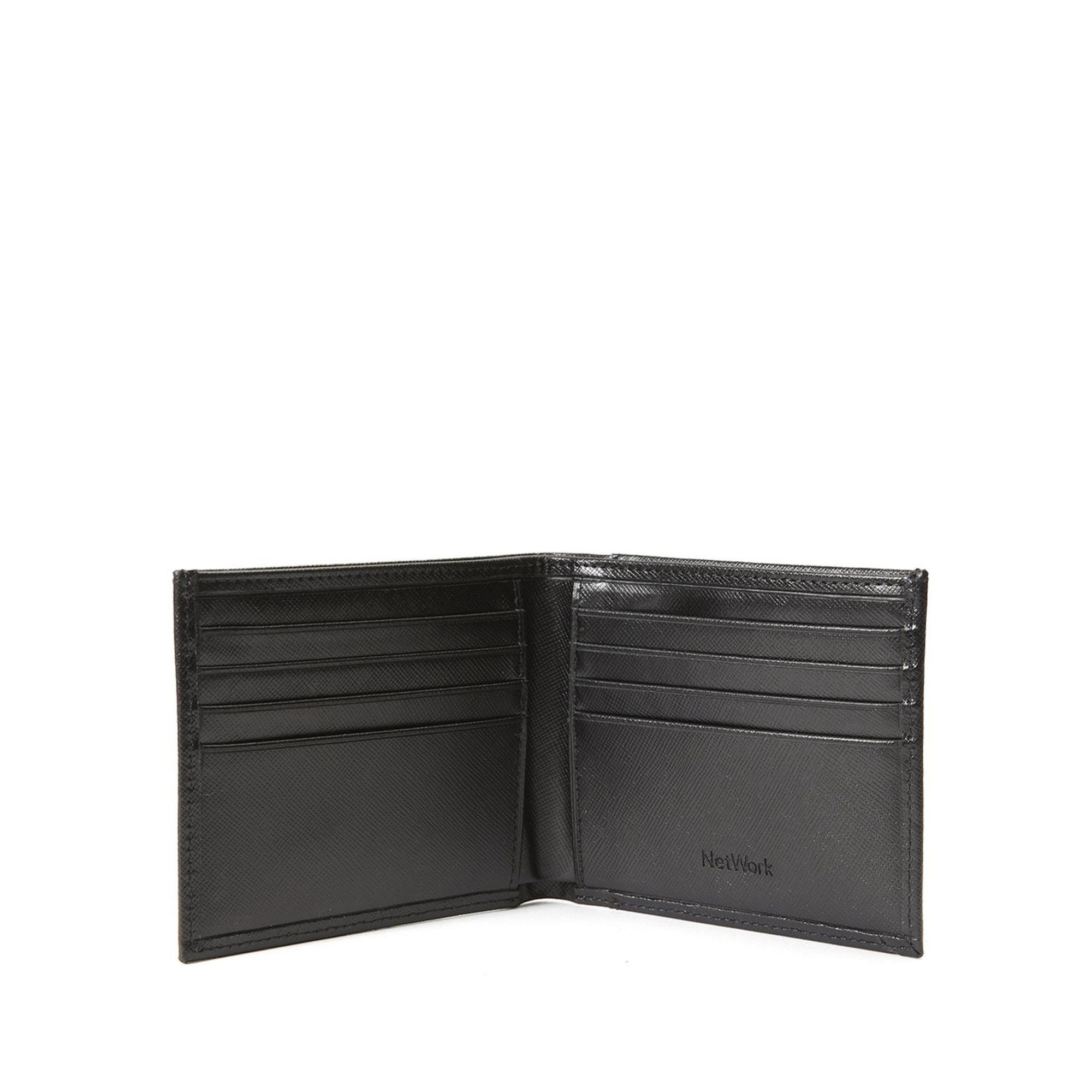 Network Erkek Siyah Deri Cüzdan