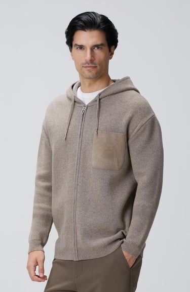  Network Erkek Limited Vizon Degrade Deri Triko Mont