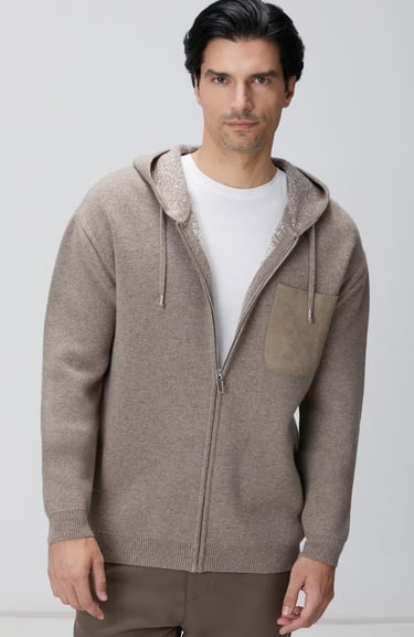  Network Erkek Limited Vizon Degrade Deri Triko Mont