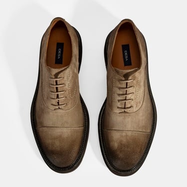  Erkek Vizon Bağcıklı Süet Günlük Ayakkabı