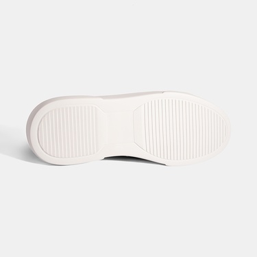  Erkek Gri Bağcıklı Deri Günlük Ayakkabı