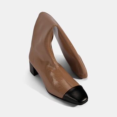  Kadın Taba Kalın Topuklu Stretch Çizme