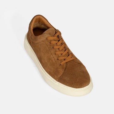  Erkek Taba Bağcıklı Süet Spor Ayakkabı