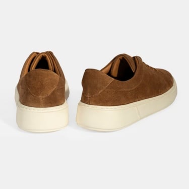  Erkek Taba Bağcıklı Süet Spor Ayakkabı