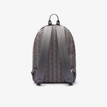  Lacoste The Blend Erkek Monogram Gri Sırt Çantası