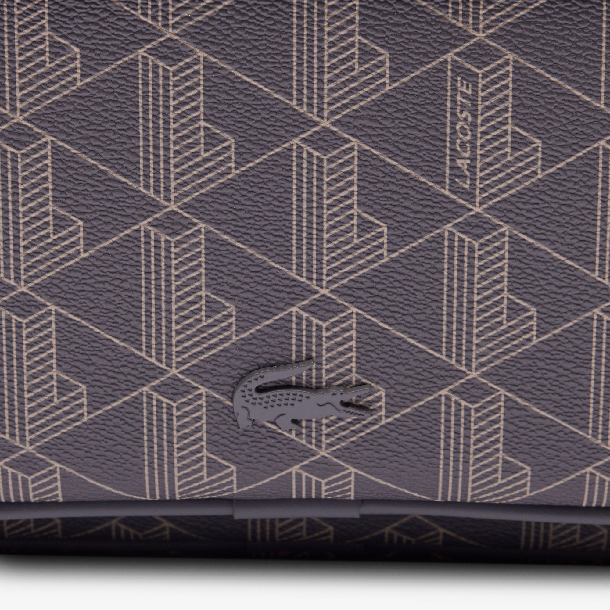 Lacoste The Blend Erkek Monogram Gri Sırt Çantası