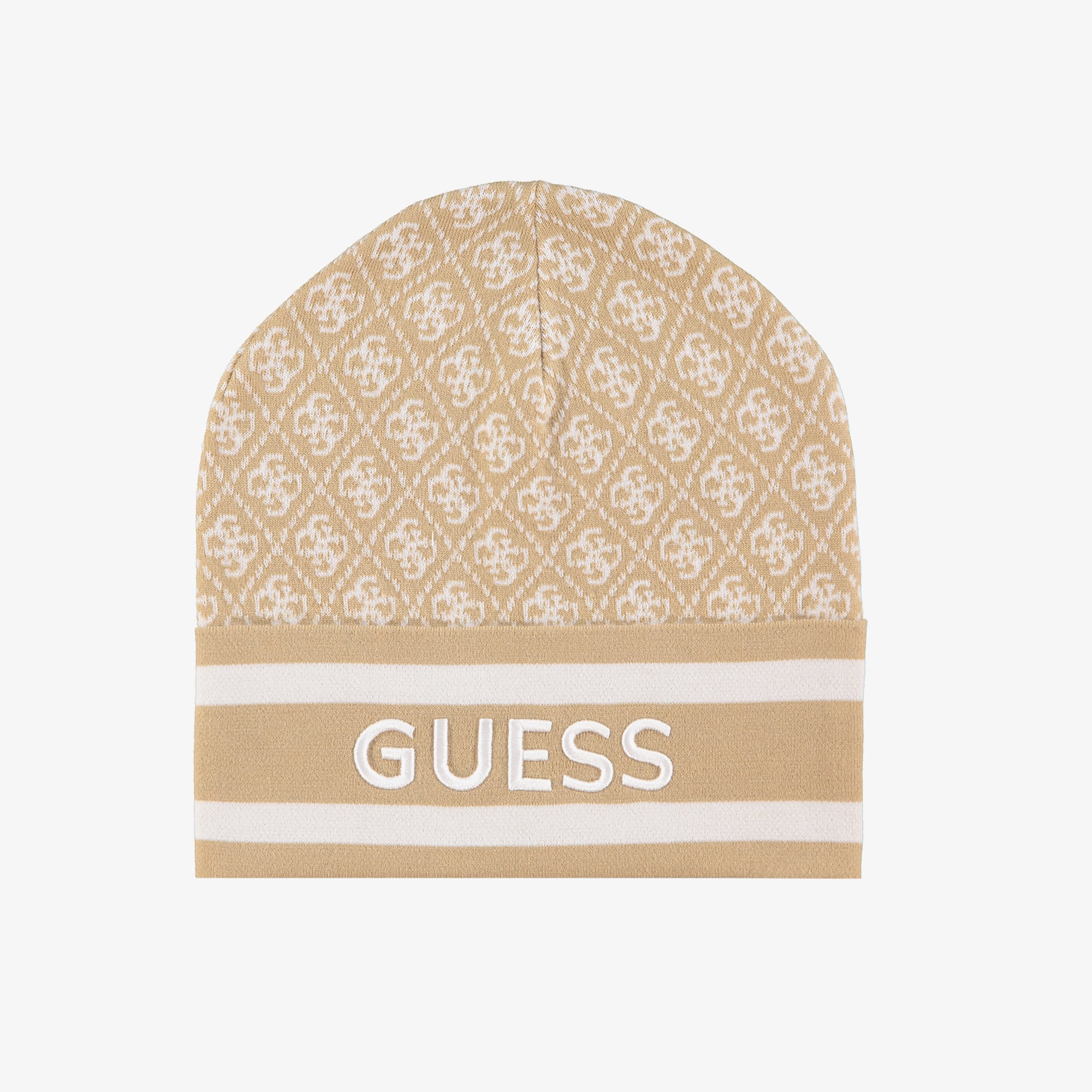  Guess Sevyn 4G Logo Yün Karışımlı Kadın Bej Bere