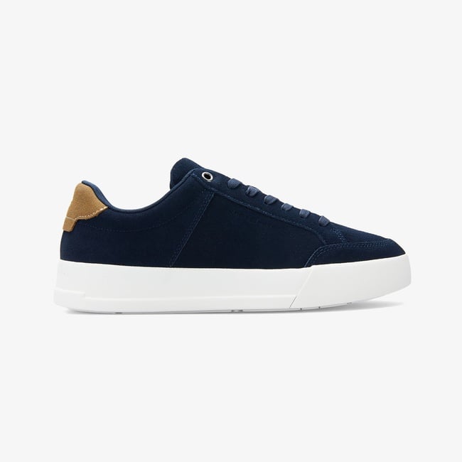  Tommy Hilfiger Court Summer Suede Erkek Lacivert Sneaker