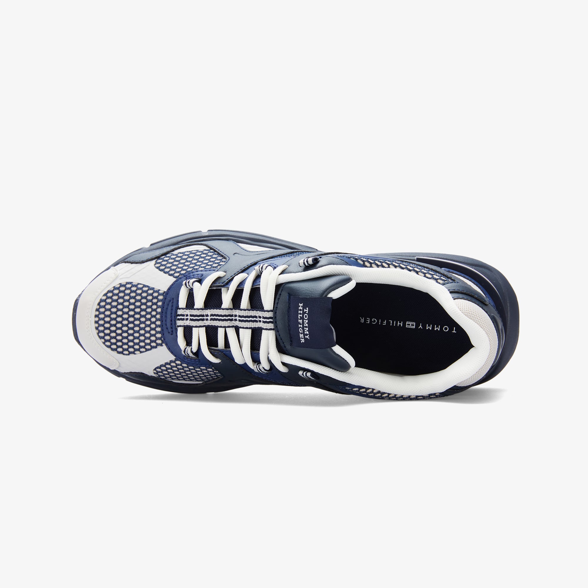 Tommy Hilfiger Runner Tech Mix Erkek Lacivert Sneaker - Görsel 5