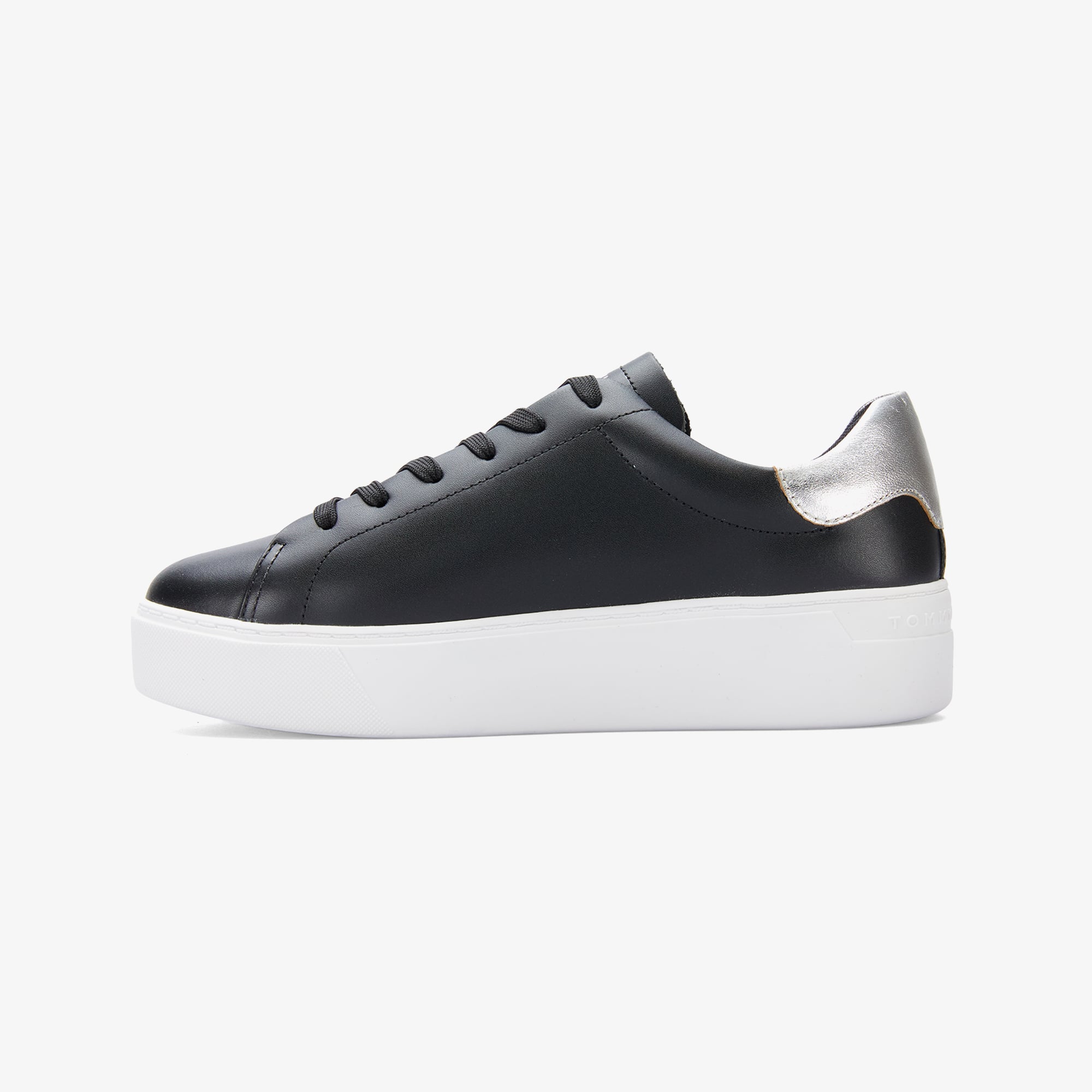 Tommy Hilfiger Essential Platform Court Kadın Siyah Sneaker - Görsel 3