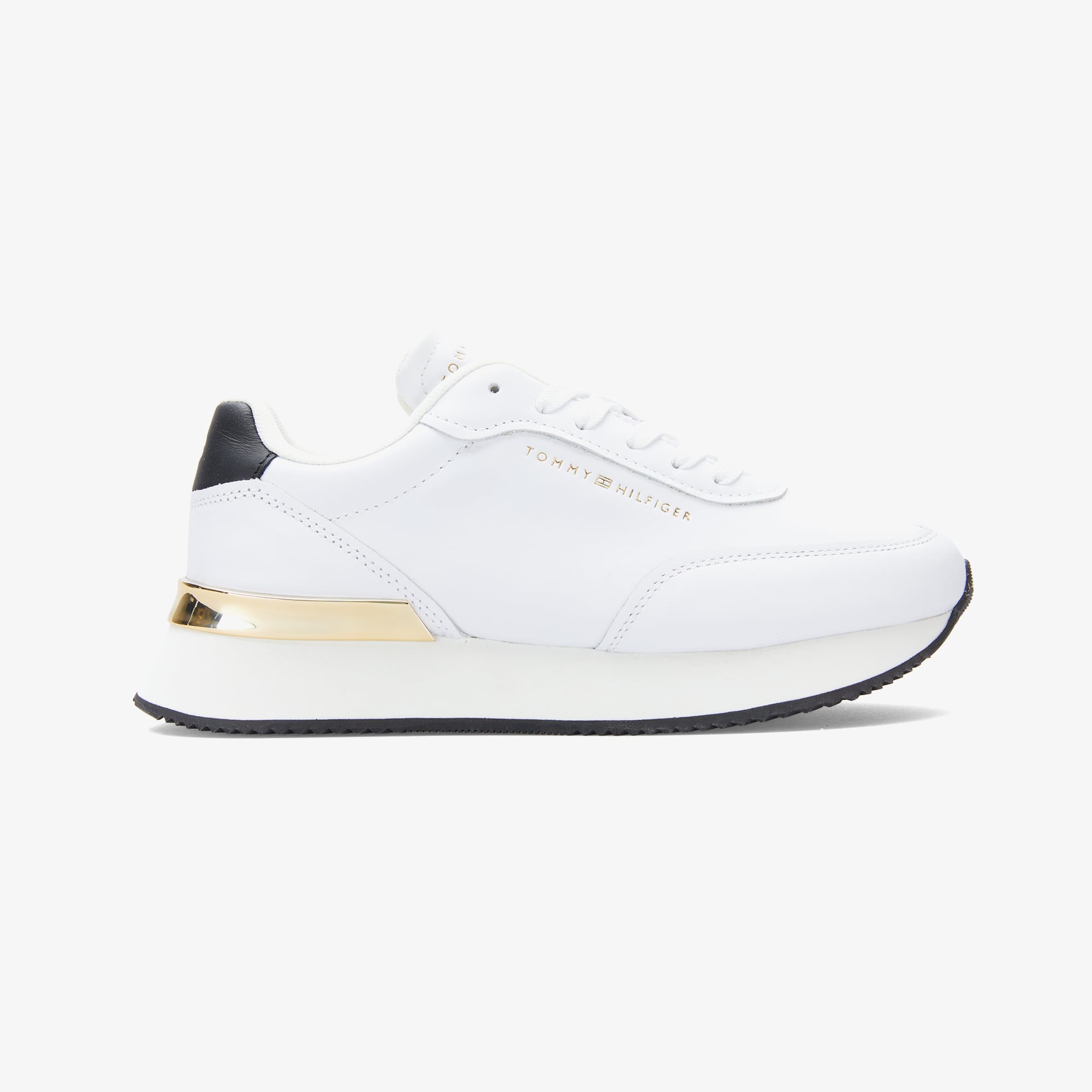 Tommy Hilfiger Chic Fashion Runner Kadın Beyaz Sneaker - Görsel 2