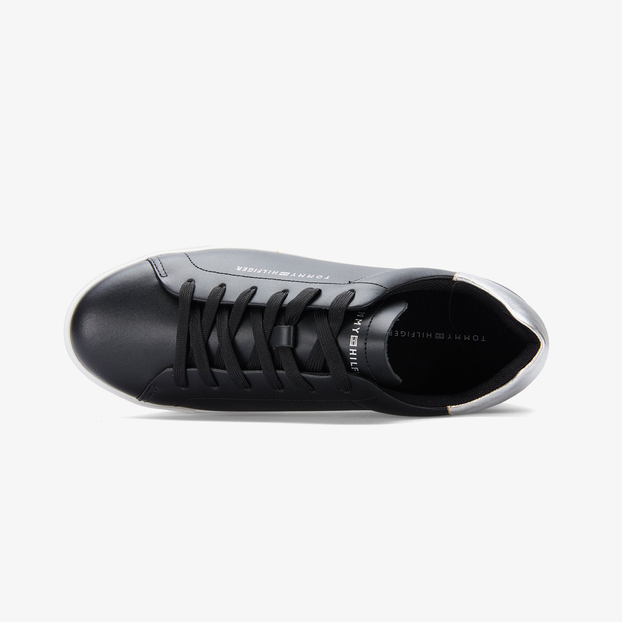 Tommy Hilfiger Essential Platform Court Kadın Siyah Sneaker - Görsel 5