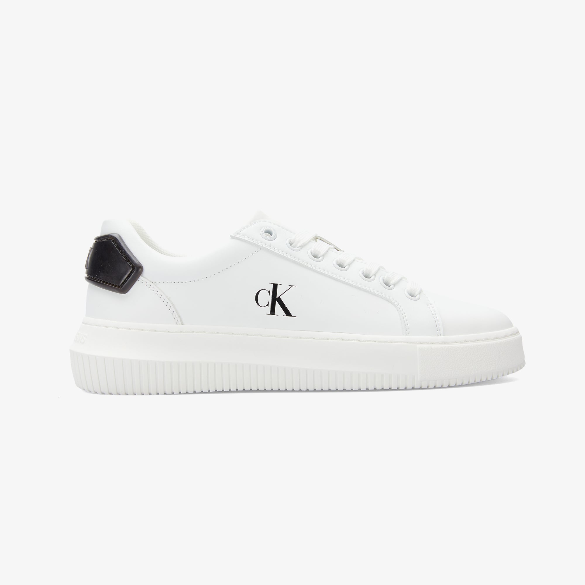  Calvin Klein Chunky Cupsole Patch Kadın Beyaz Sneaker