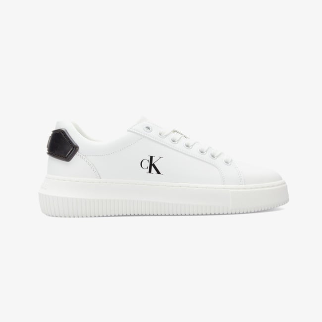  Calvin Klein Chunky Cupsole Patch Kadın Beyaz Sneaker