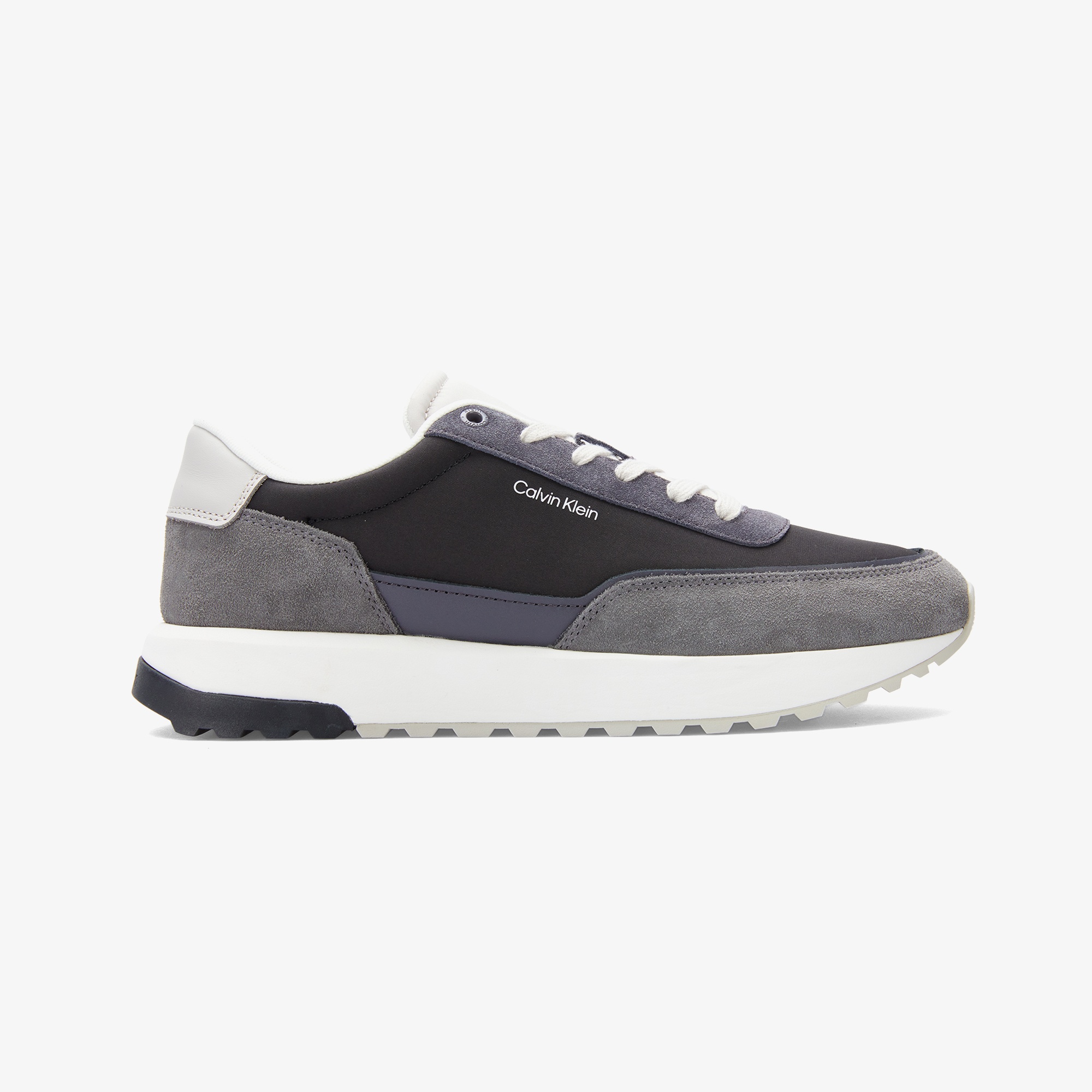 Calvin Klein Low Top Lace Up Repreve Mix Erkek Gri Sneaker