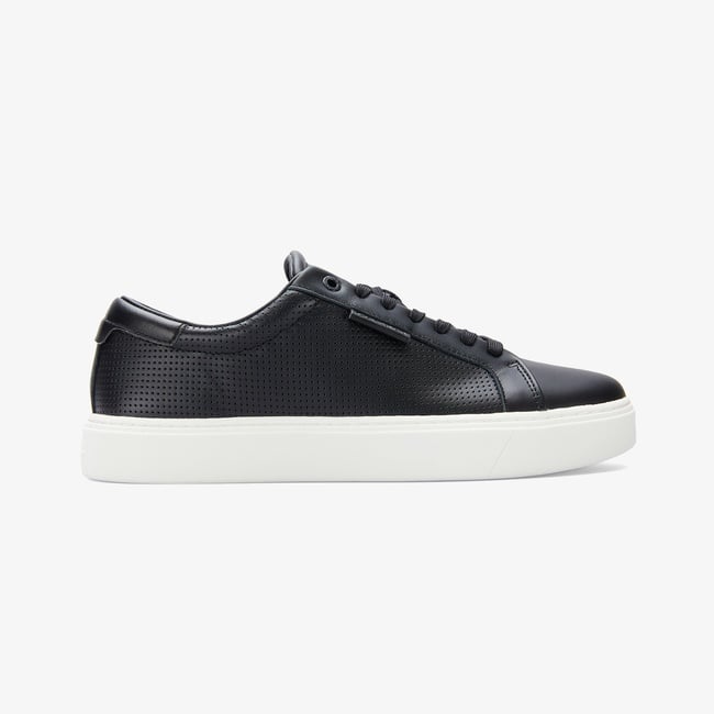  Calvin Klein Clean Cup Low Lace Up Erkek Siyah Sneaker
