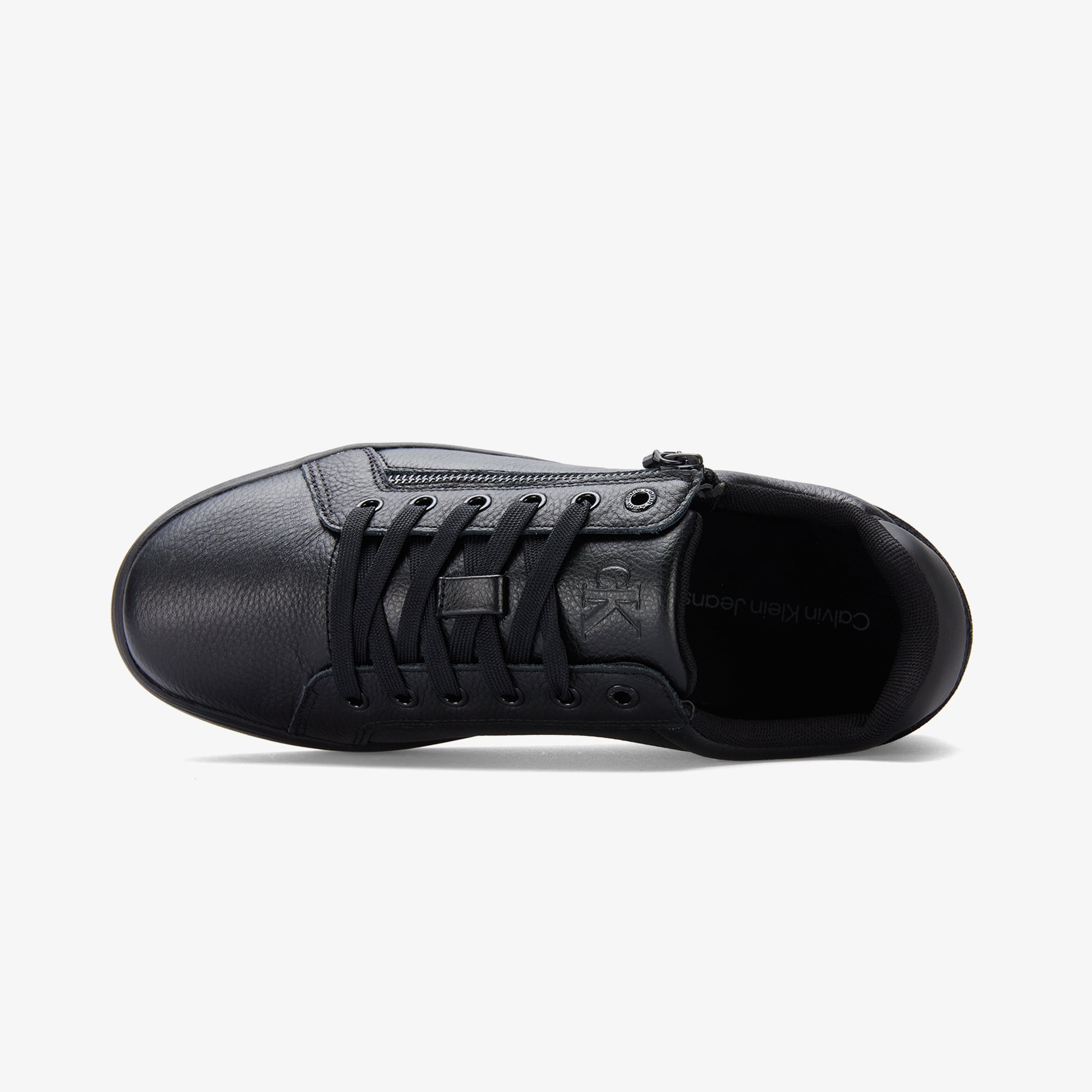 Calvin Klein Classic Cupsole Zip Low Erkek Siyah Sneaker - Görsel 5