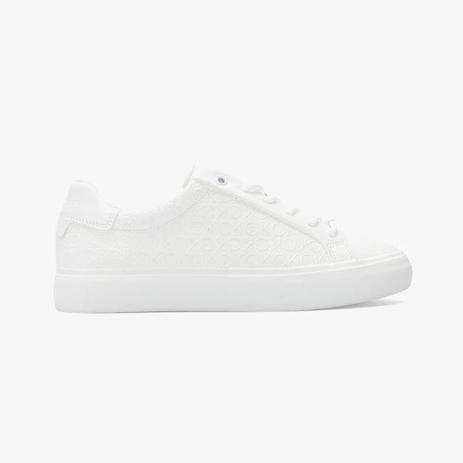  Calvin Klein Vulc Lace Up Mono Kadın Beyaz Sneaker