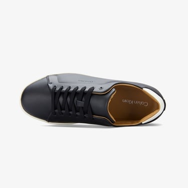  Calvin Klein Pure Low Lace Up Cupsole Erkek Siyah Sneaker