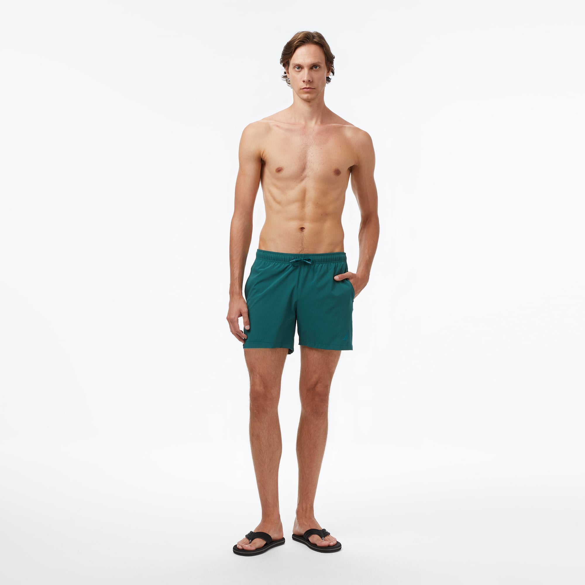  Nautica Erkek Yeşil Regular Fit Mayo Şort