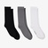 Nautica Unisex Siyah 3'lü Çorap